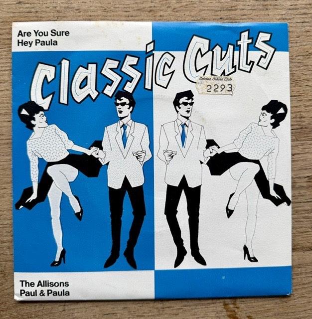 The Allisons - Are you sure/ Paul & Paula - Hey Paula, Complilatie, Ophalen of Verzenden, Zo goed als nieuw, Pop