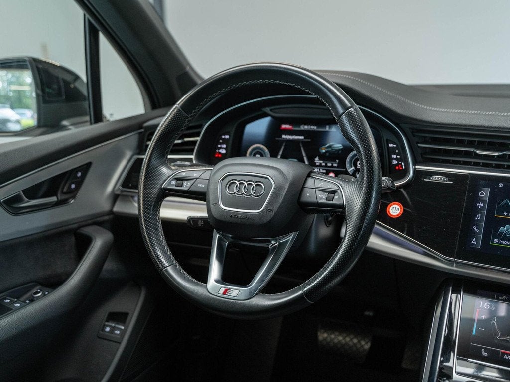 Audi Q7 55 TFSI e quattro Pro Line S Panodak camera 21', Auto's, Audi, Automaat, Gebruikt, 2995 cc, Zwart