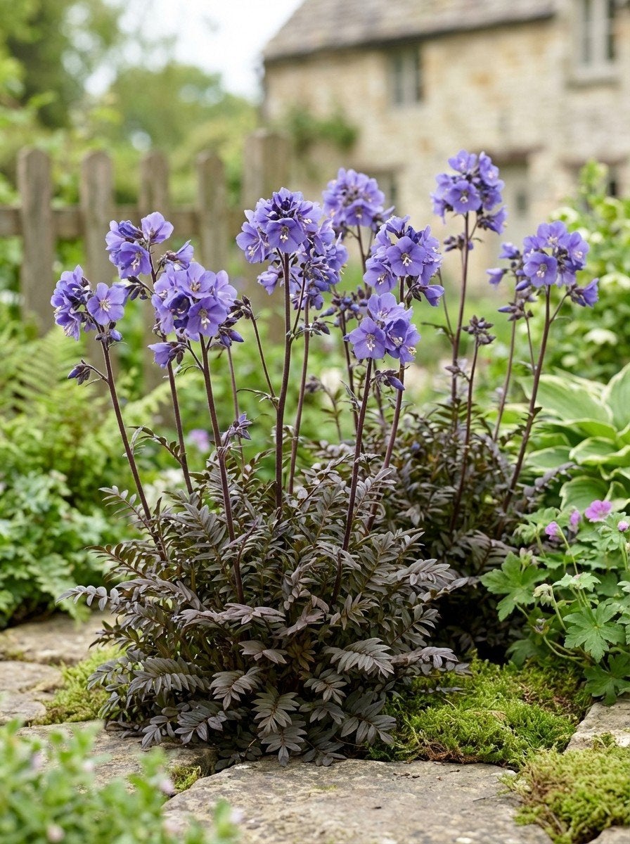 Polemonium purple Rain Strain, Tuin en Terras, Planten | Tuinplanten, Vaste plant, Halfschaduw, Zomer, Ophalen