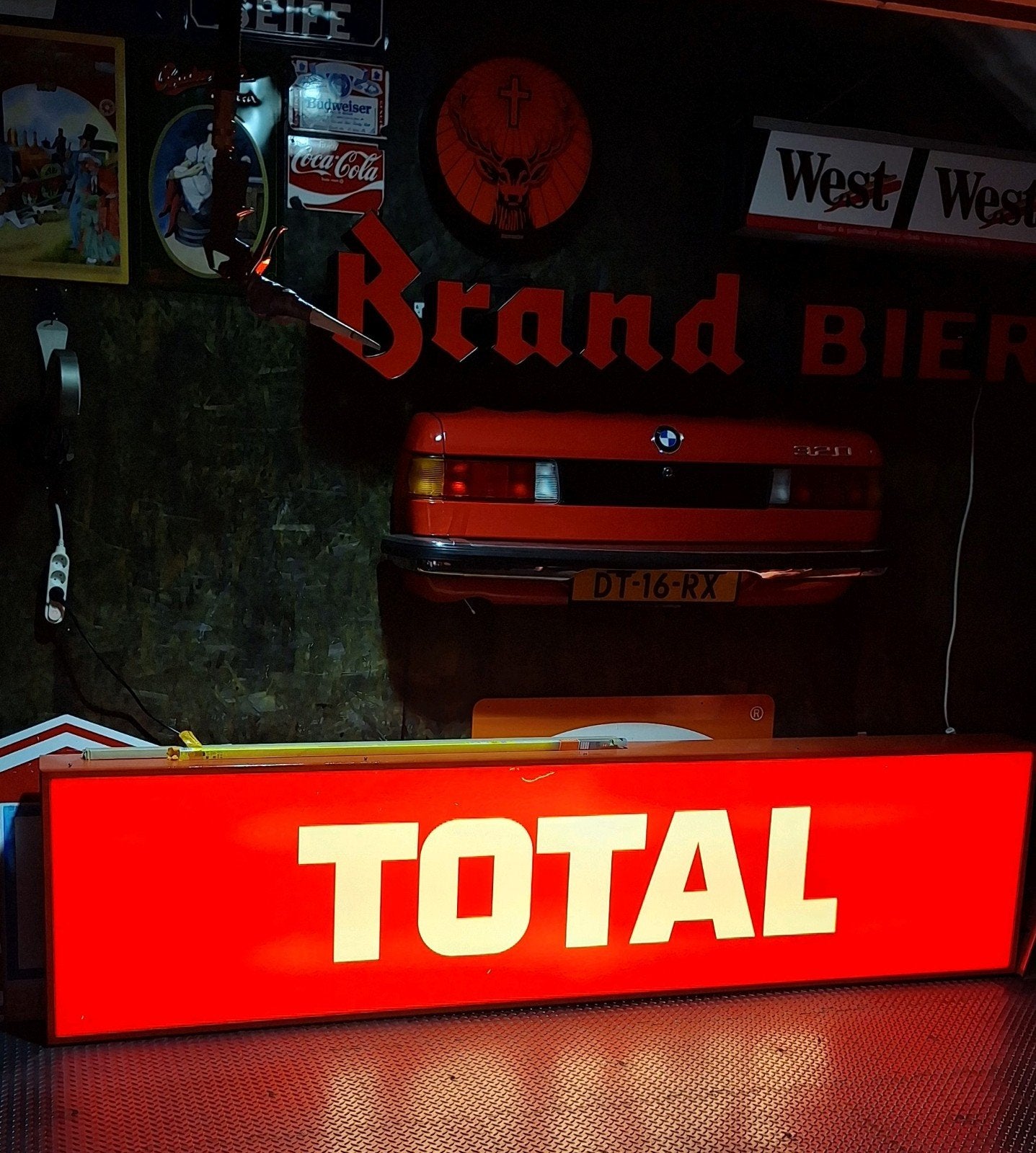XXL Vintage Total Lichtbak (300 x 70 cm), Ophalen, Gebruikt, Lichtbak of (neon) lamp