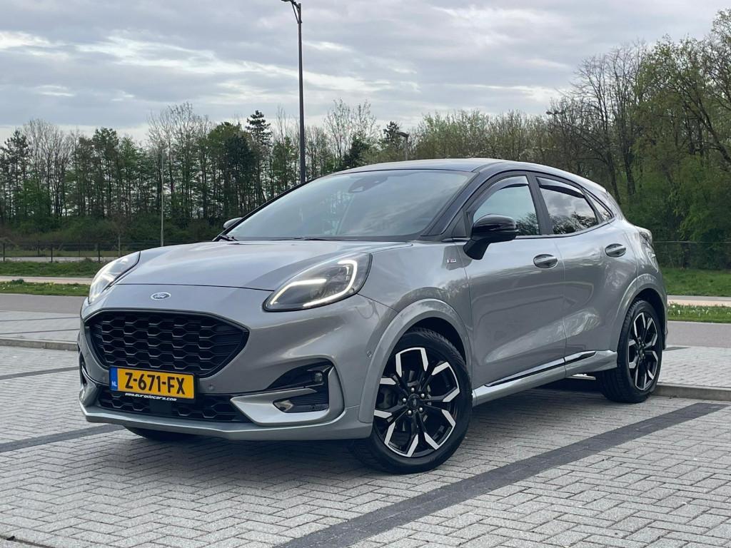 Ford Puma 1.0i Hybrid ST-Line X Automaat, Puma, Leder en Stof, 665 kg, 123 pk