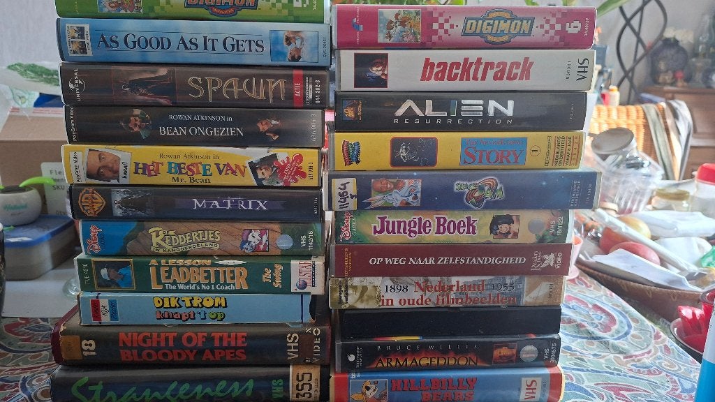 Collectie VHS tapes, Alle leeftijden, Ophalen, Gebruikt, Overige genres
