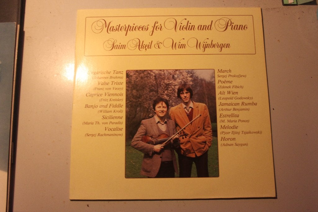501m - lp - saim akeil / wim wijnbergen - masterpieces for v, Ophalen of Verzenden, Gebruikt, 12 inch