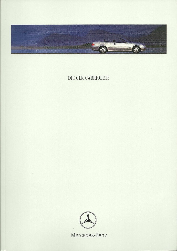 Mercedes CLK-klasse cabriolet folder, Ophalen of Verzenden, Zo goed als nieuw, Mercedes