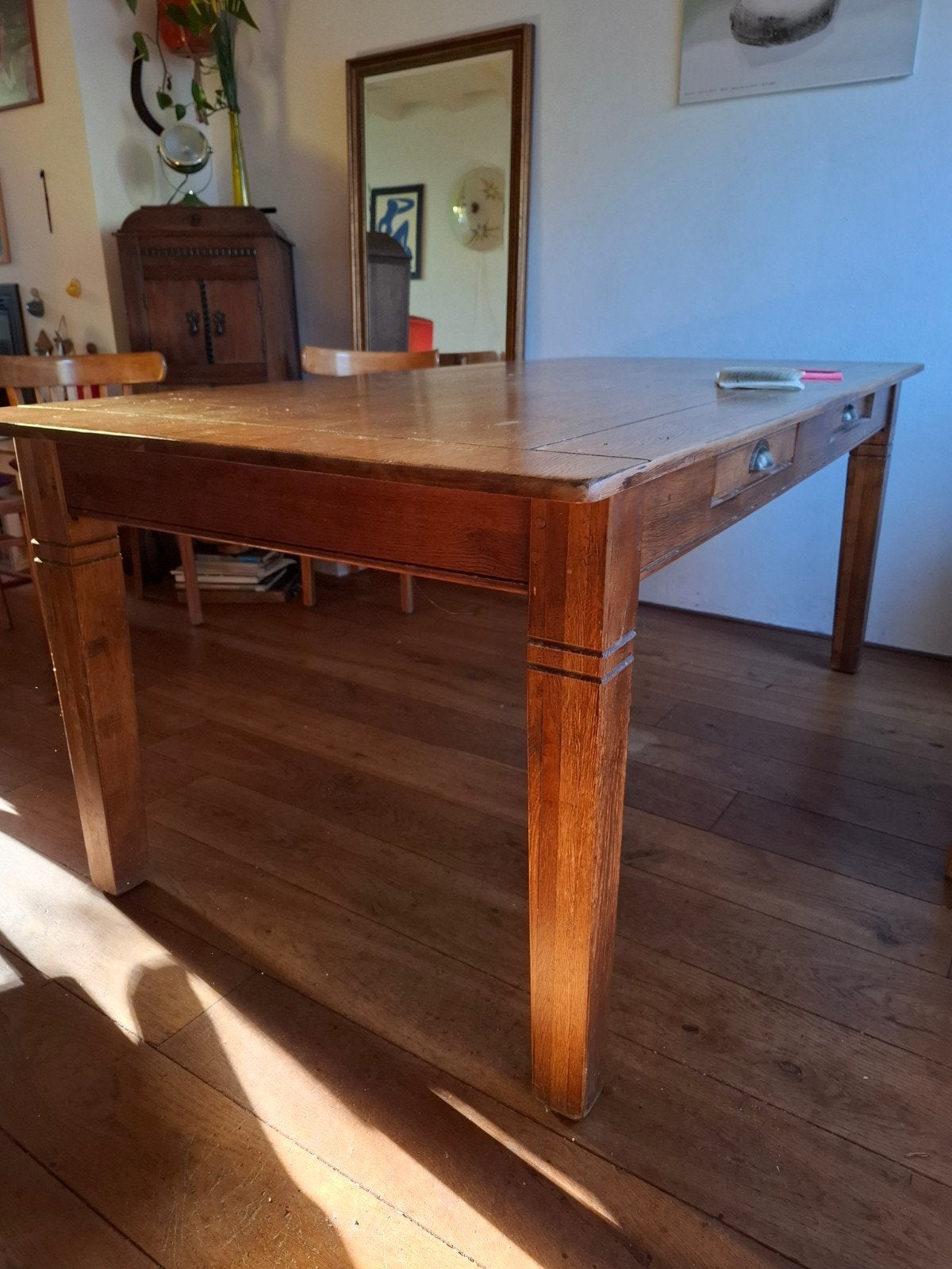eettafel eiken, Ophalen, Gebruikt