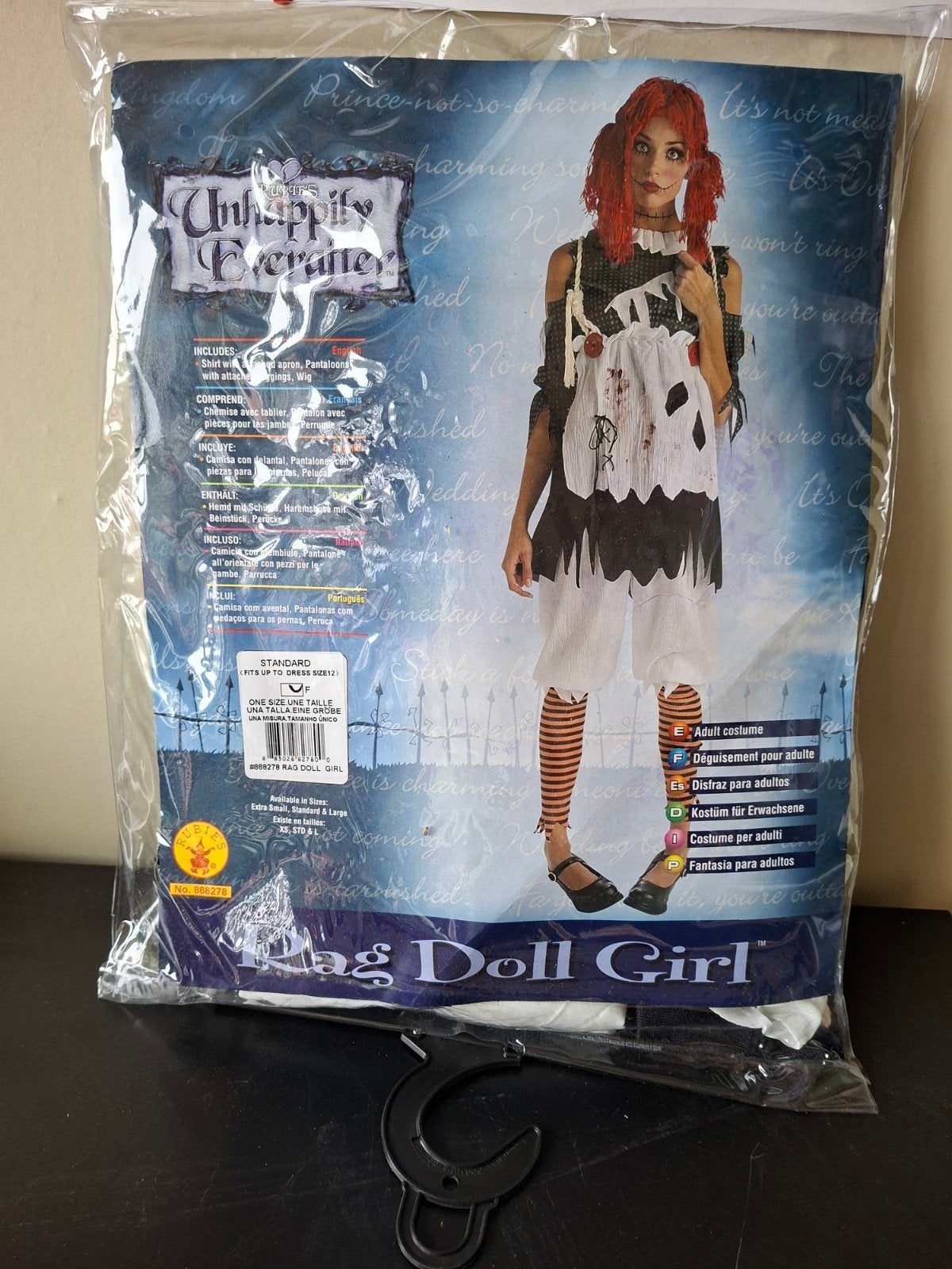 Rag Doll Girl Halloween Kostuum - Maat M, Maat 38/40 (M), Ophalen of Verzenden, Zo goed als nieuw, Halloween