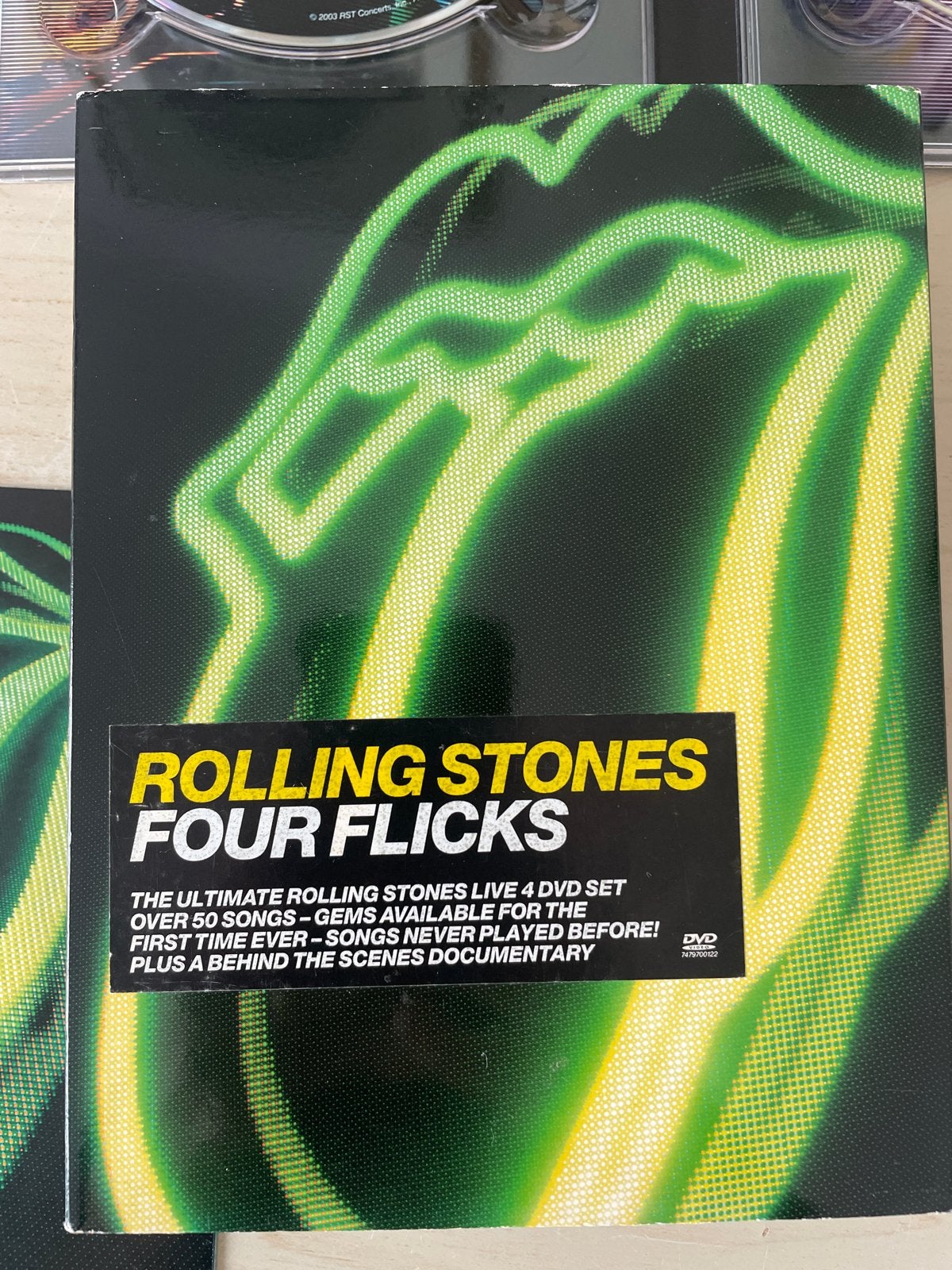 Rolling Stones Forty Flicks 4 CD Boxset met boekje, Alle leeftijden, Ophalen of Verzenden, Gebruikt
