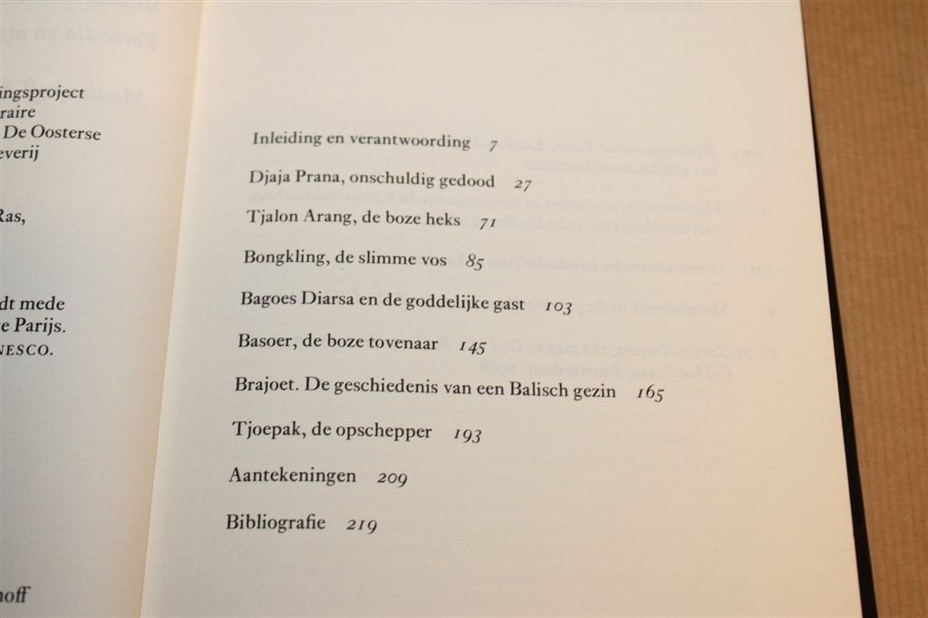 Tjalon Arang — Balische Legenden, Oosterse Bibliotheek, Boeken, Ophalen of Verzenden, Gelezen