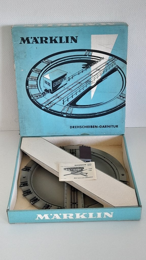 MARKLIN H0(7186)DRAAISCHIJF ELEKTRISCH M-RAIL(NIEUW IN DOOS), Wisselstroom, Overige typen, Nieuw, Ophalen of Verzenden