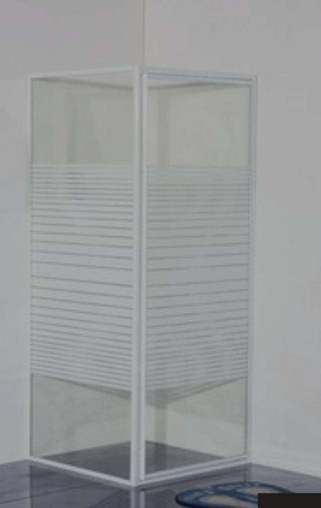 Douchecabine 80x80 cm met draaideur, Ophalen, Glas, Douche