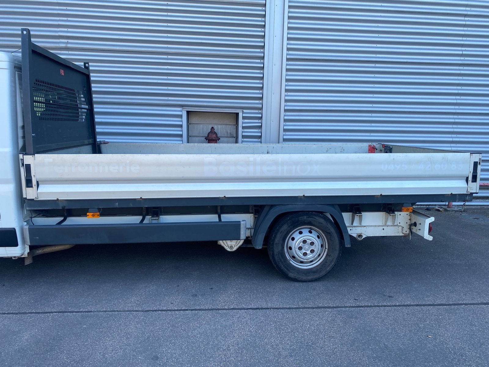 'Losse' Open Laadbak Ducato Jumper Boxer 425x209cm, Ophalen, Spatbord