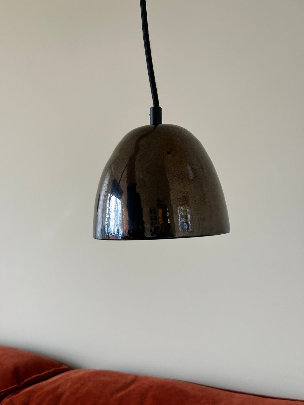 4x hanglampje keramiek, Ophalen, Zo goed als nieuw