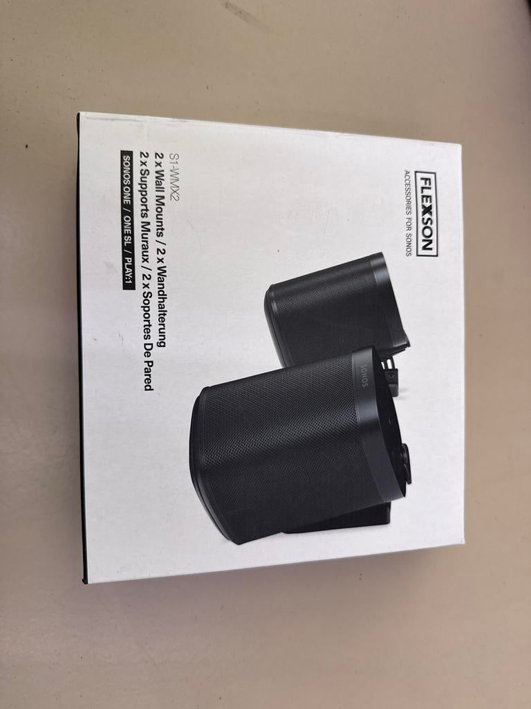 Flexson Muurbeugels voor Sonos One/One SL/Play:1 (2 stuks), Ophalen of Verzenden, Zo goed als nieuw