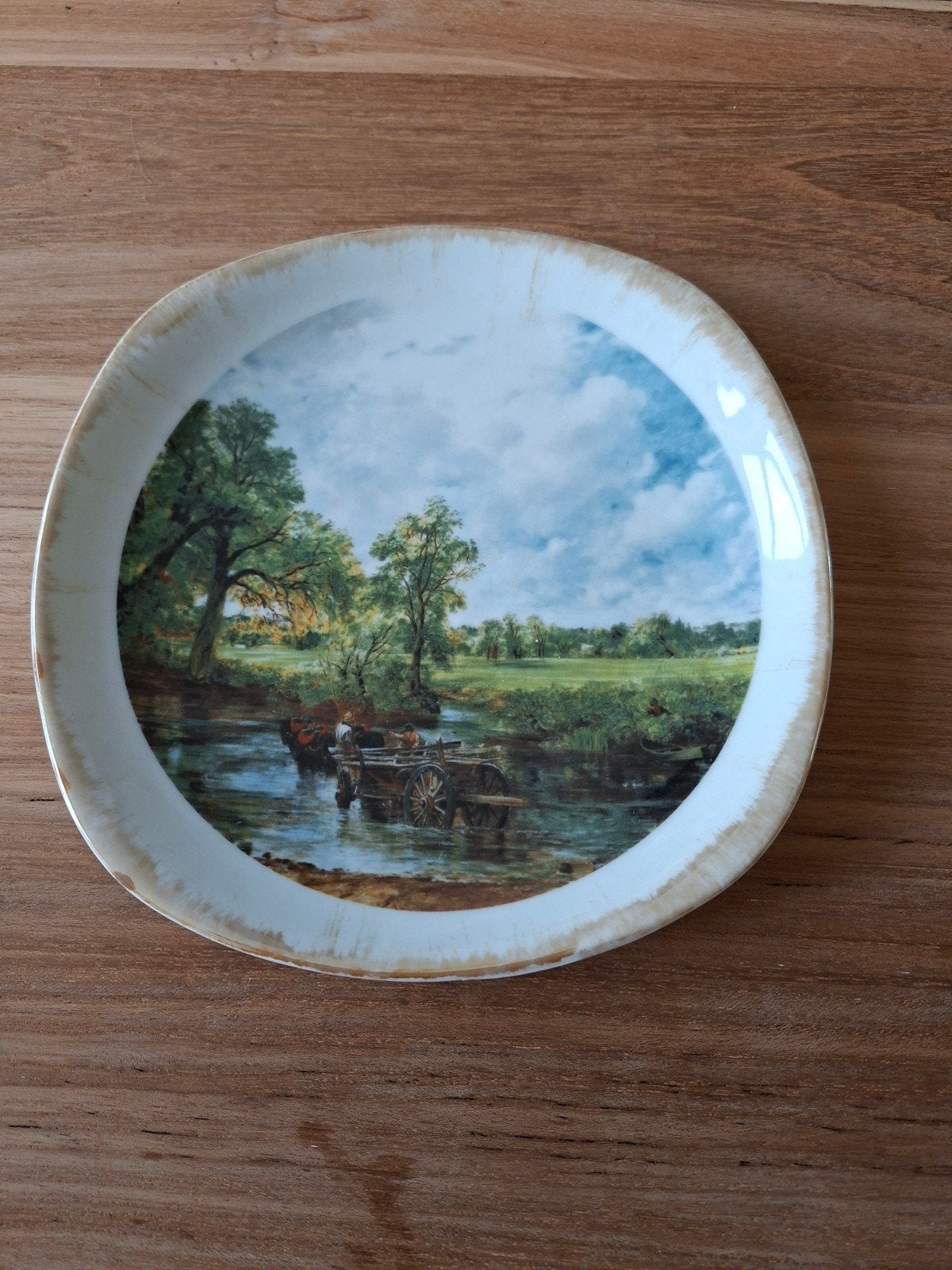 Decoratief Wandbord Royal Schwabap - Landelijk Tafereel, Ophalen of Verzenden