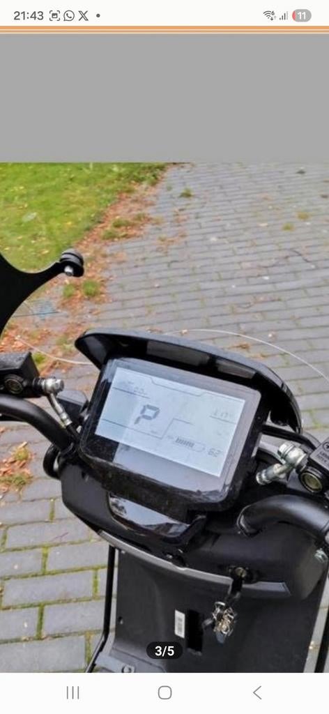 Een volledig nieuwe elektrische scooter, met geel kenteken., Ophalen of Verzenden, Zo goed als nieuw, Overige typen, Overige merken