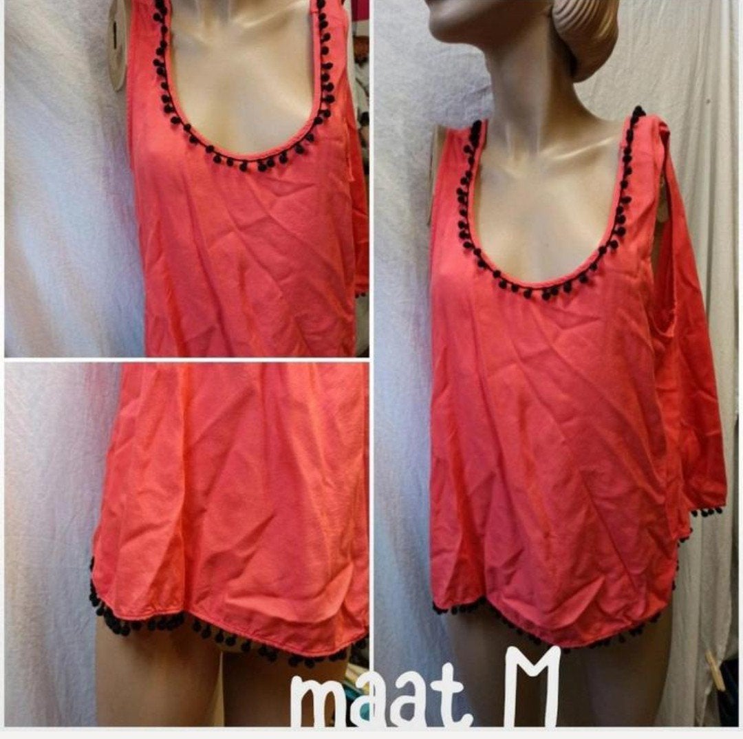 rood topje, Maat 38/40 (M), Ophalen of Verzenden, Zo goed als nieuw, Zonder mouw