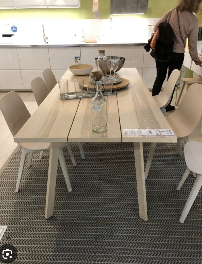 Ypperlig tafel IKEA 200 x 90, Huis en Inrichting, Ophalen, 200 cm of meer, 50 tot 100 cm, Zo goed als nieuw