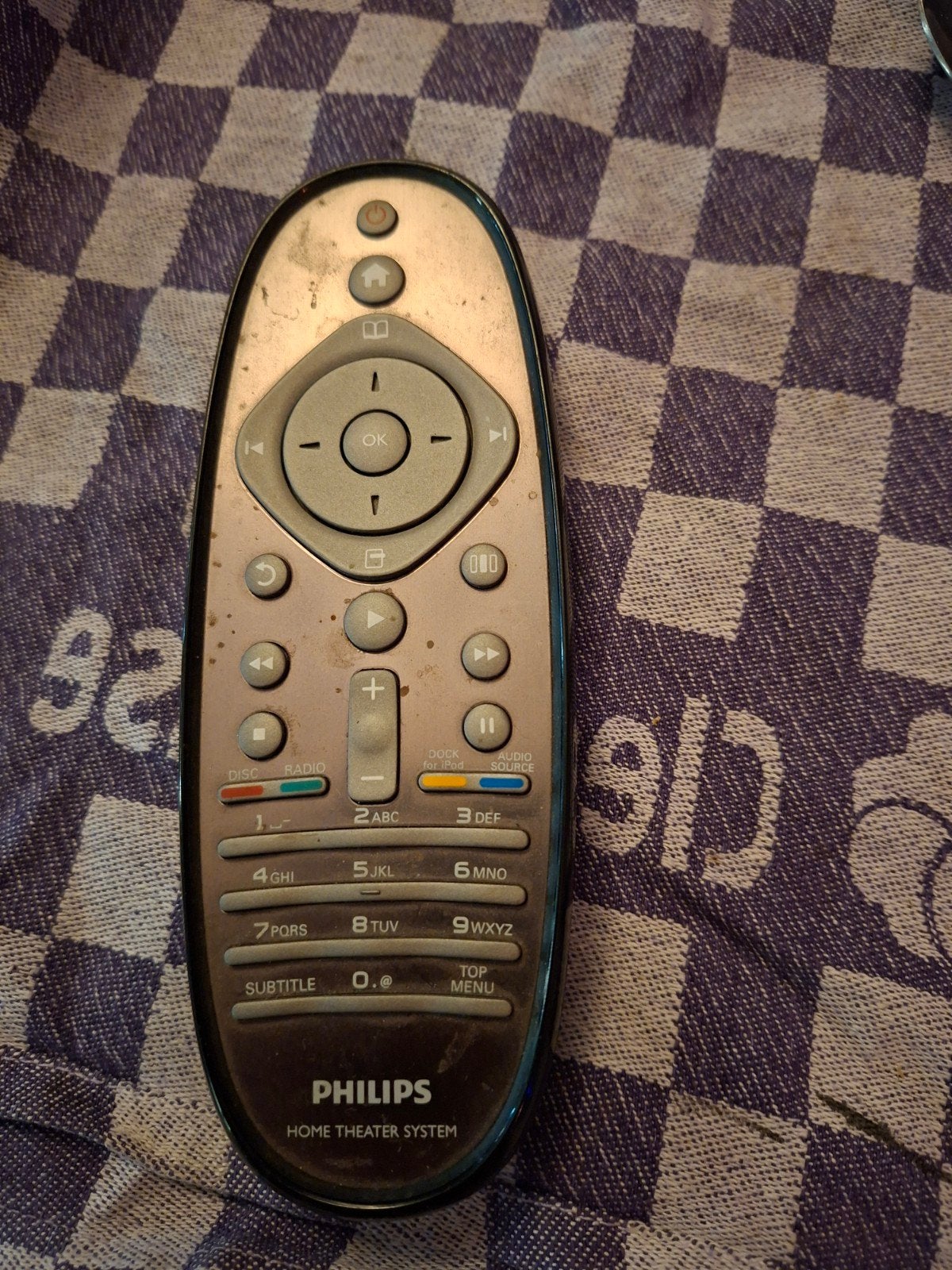 Philips Home Theater System Afstandsbediening, Ophalen of Verzenden, Gebruikt, Origineel, Mediaspeler