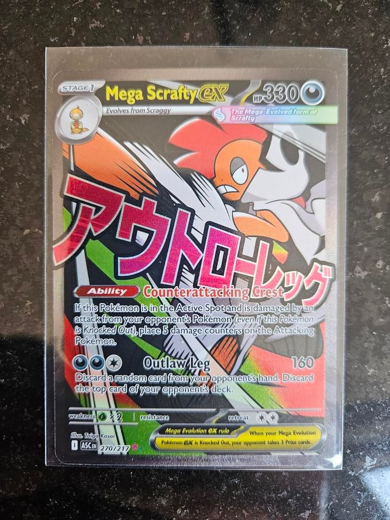 Mega Scrafty EX 270/217 - Error, Ophalen of Verzenden, Zo goed als nieuw, Losse kaart