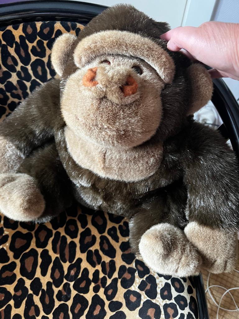 pluche aap gorilla, Overige karakters, Overige typen, Ophalen of Verzenden, Zo goed als nieuw