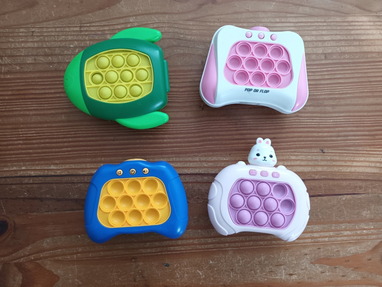 Set van 4 Pop It Fidget Toys - Diverse Vormen, Ophalen of Verzenden