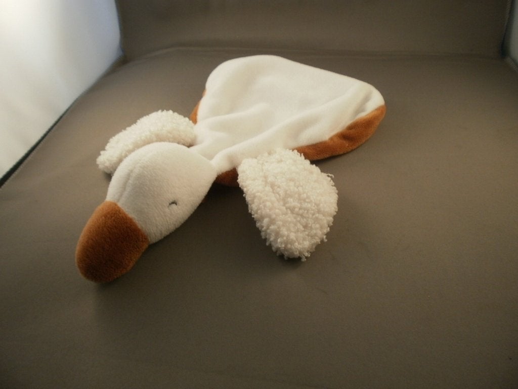 hello eend bruin wit velours vleugels gekruld ogendicht 26cm, Nieuw, Ophalen of Verzenden, Wasbaar, Middelgroot (20 tot 80 cm)