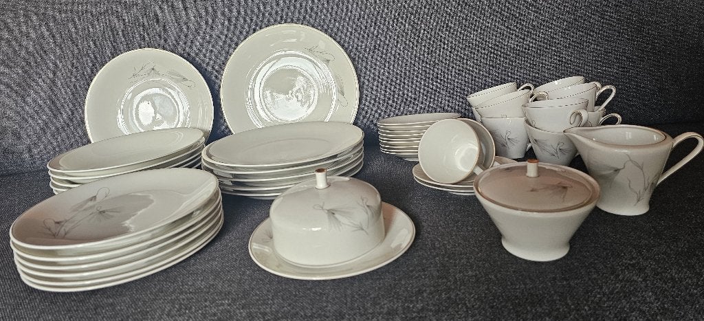 62-delig Servies PMR Jaeger & Co Bavaria (1960), Ophalen, Gebruikt, Overige merken, Vintage