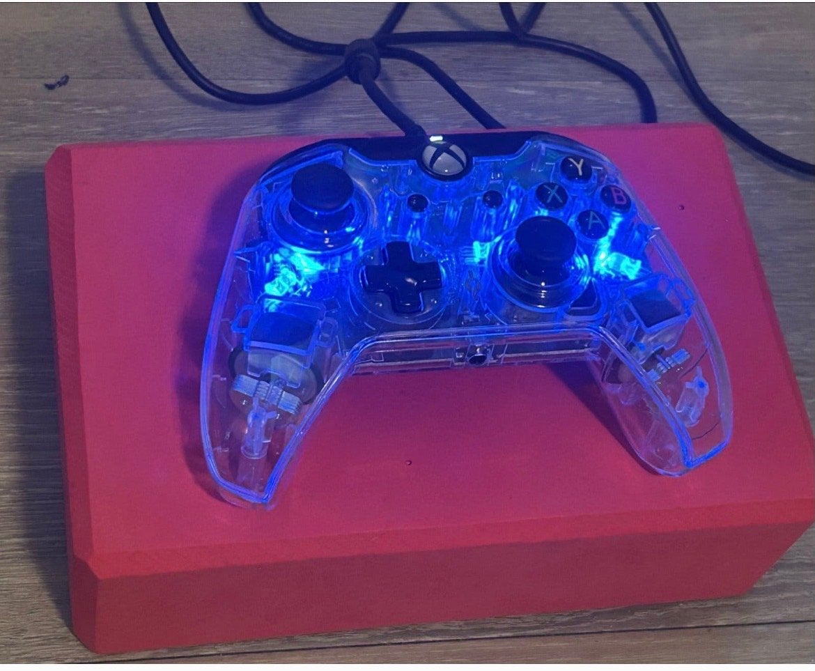 Afterglow Wired Controller voor Xbox One - Transparant Blauw, Ophalen of Verzenden, Zo goed als nieuw, Controller, Xbox One