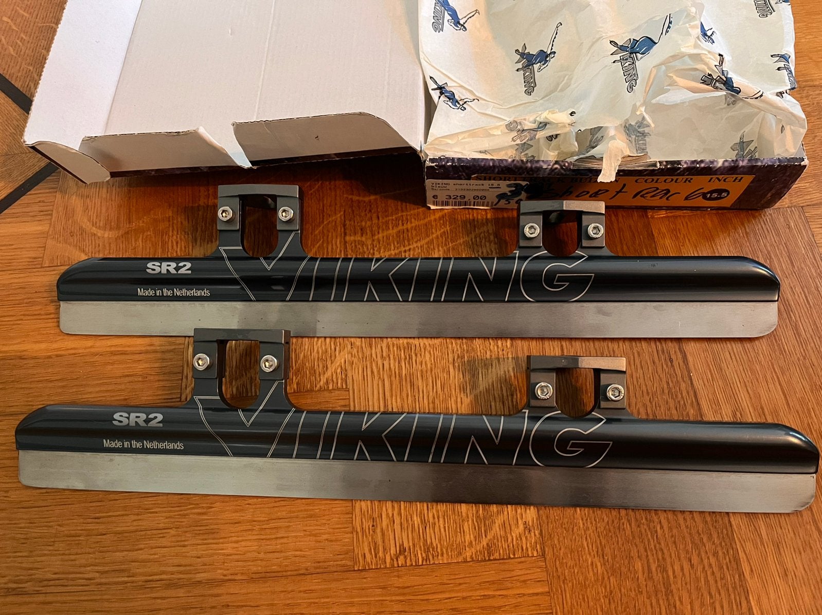 Nieuwe Viking SR2 Shorttrack IJzers - 15,5 inch, Ophalen of Verzenden, Nieuw, Noren, Viking