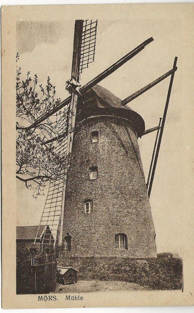 Duitsland  MÓRS WINDMOLEN  ca 1920  Frans bezettingsleger165, Verzenden, Voor 1920, Gelopen, Gebouw