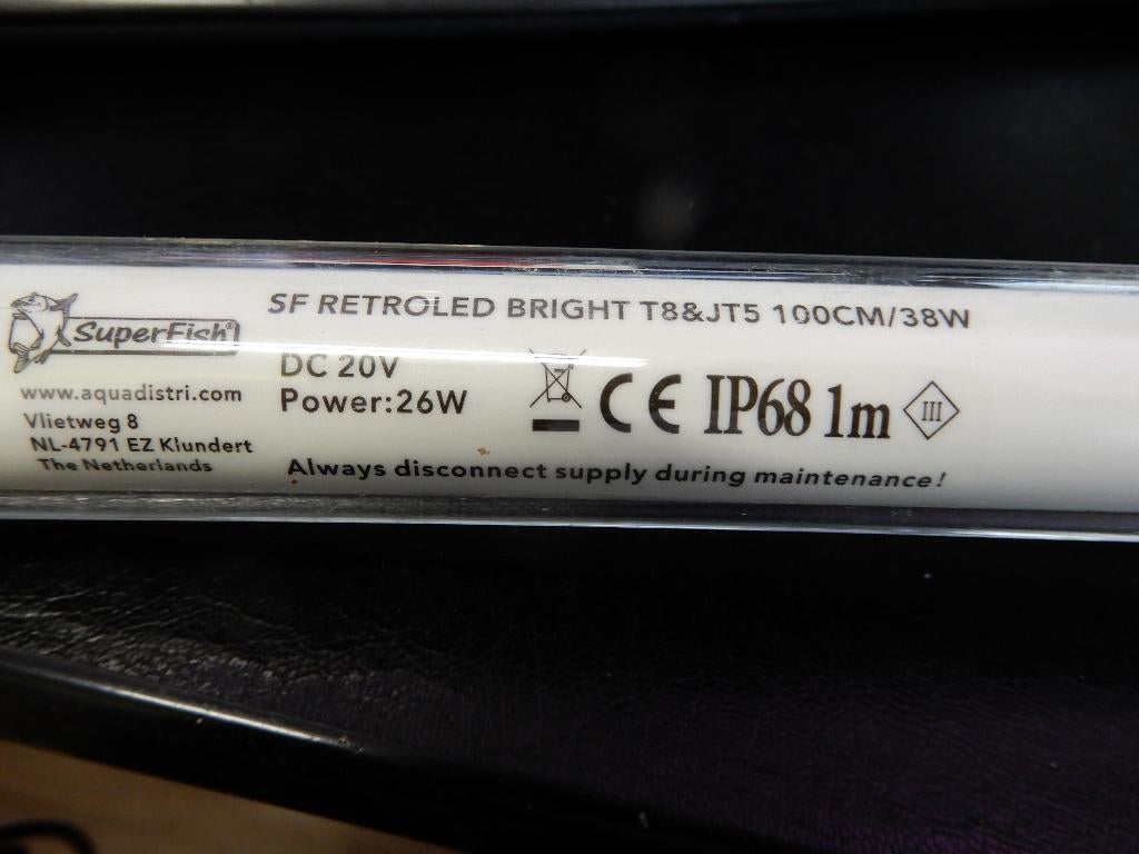Superfish led 100cm, Ophalen of Verzenden, Zo goed als nieuw, Verlichting of Verwarming, Superfish