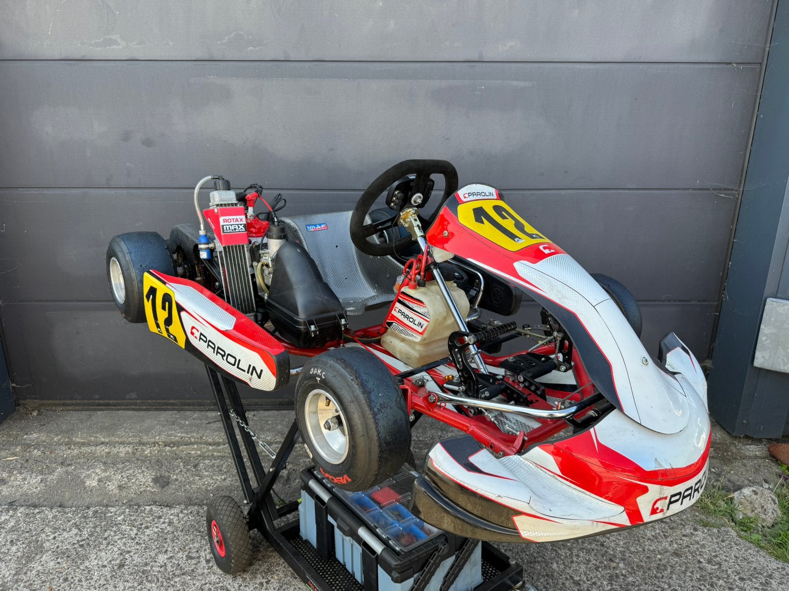 Parolin Mini Kart Rotax Minimax 2025 set 6 uur, Sport en Fitness, Ophalen, Zo goed als nieuw, Kart