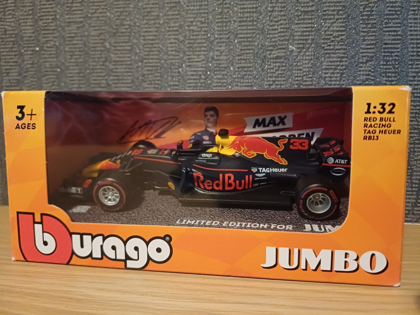Max Verstappen Jumbo, Hobby en Vrije tijd, Modelauto's | 1:24, Ophalen of Verzenden, Nieuw, Bburago