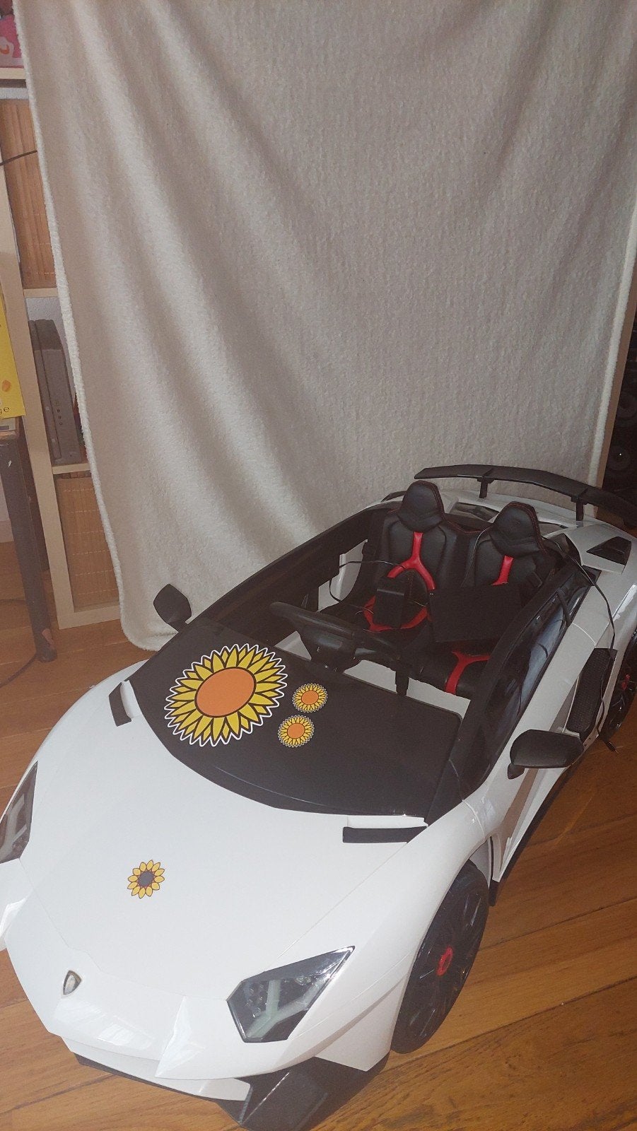 Lamborghini Accu Kinderauto - Wit ( leeftijd:tot 5 jaar), Gebruikt