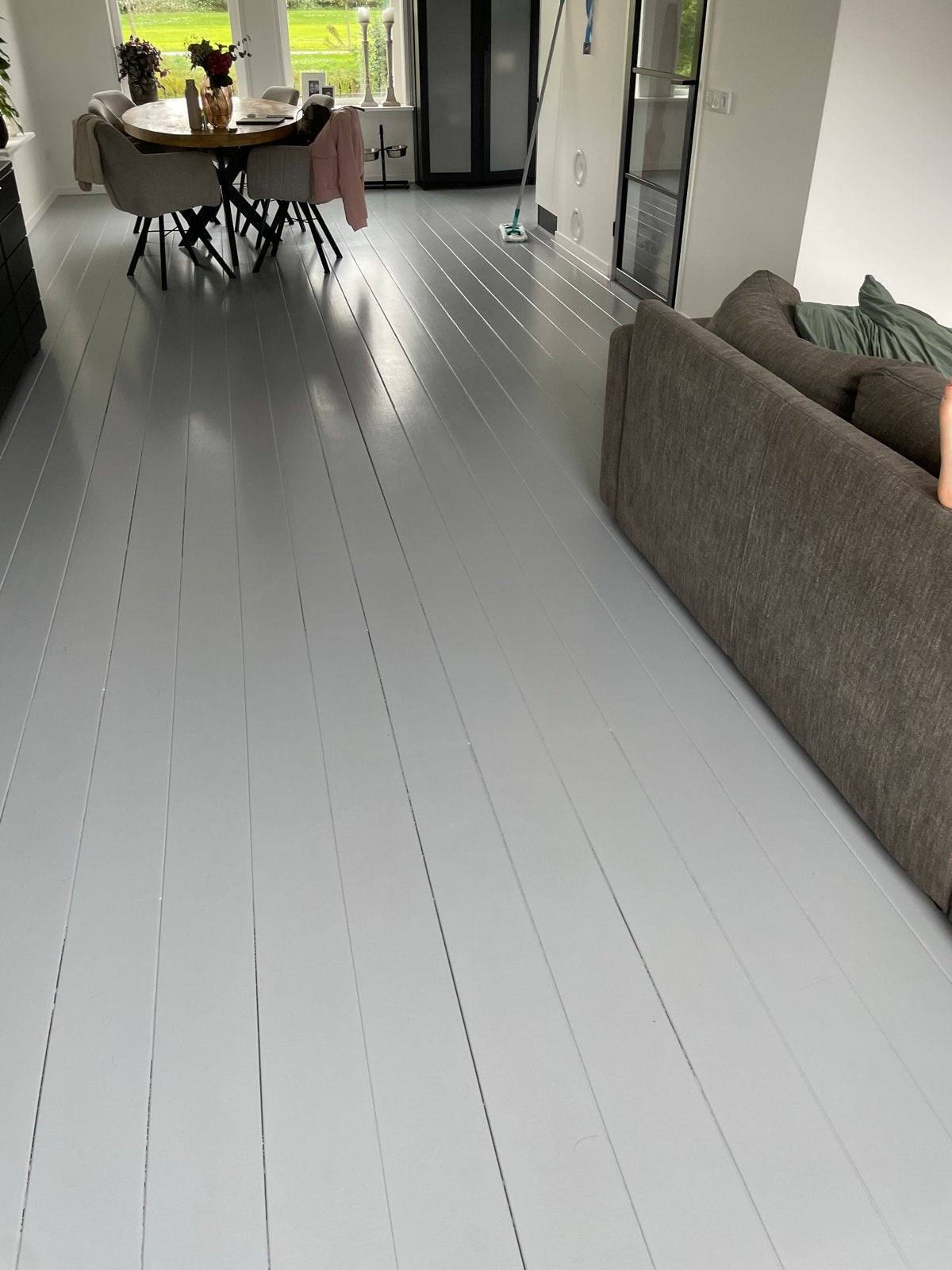 50m2 massief Jatoba houten vloer, zelf uithalen, Ophalen, Gebruikt, Vloerdelen of -planken, 10 m² of meer