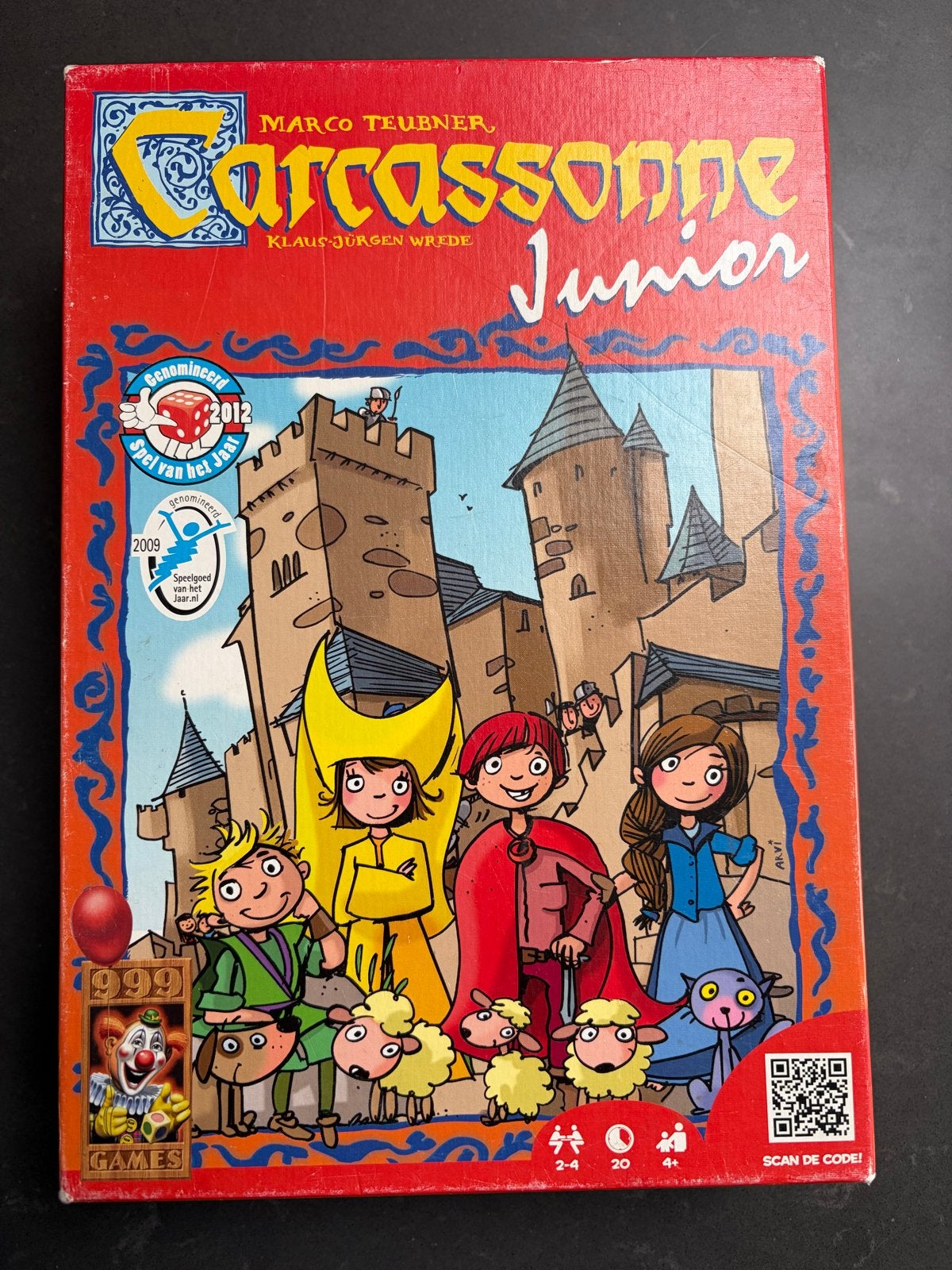 Carcassonne Junior, Drie of vier spelers, Ophalen of Verzenden, Gebruikt