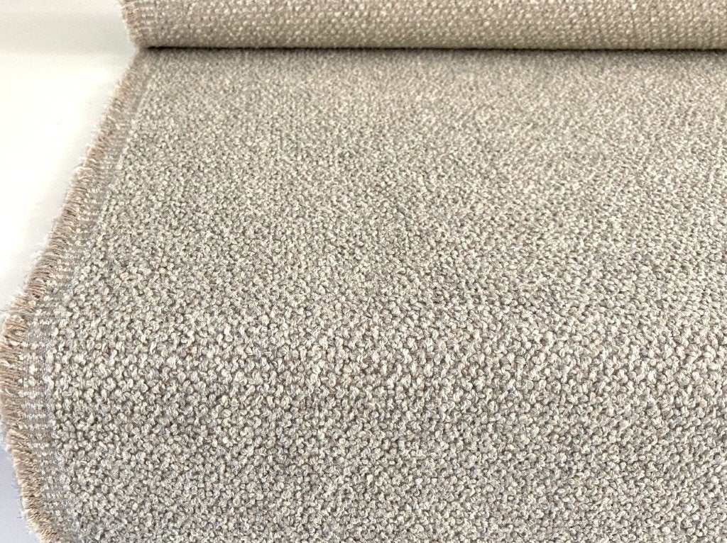 De Ploeg Monza 09; beige; restant meubelstof; bouclé, 120 cm of meer, Beige, Ophalen of Verzenden, Katoen
