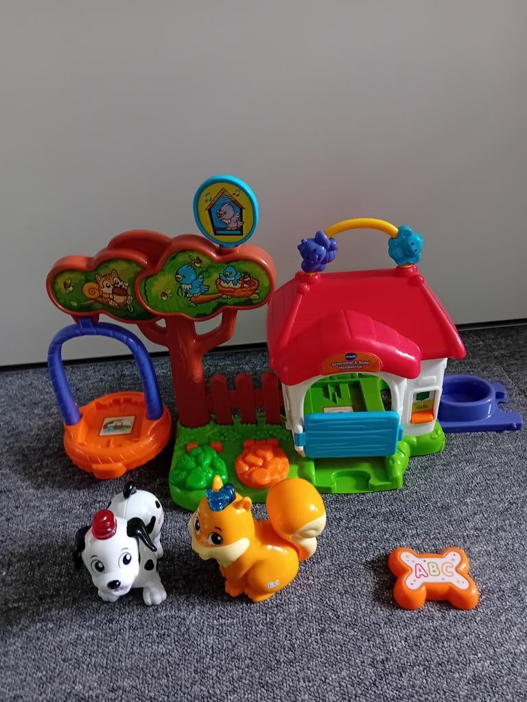 Vtech Zoef Zoef Schommel & Speel hondenhok, Kinderen en Baby's, Speelgoed | Vtech, Gebruikt, ., Ophalen of Verzenden, Vtech