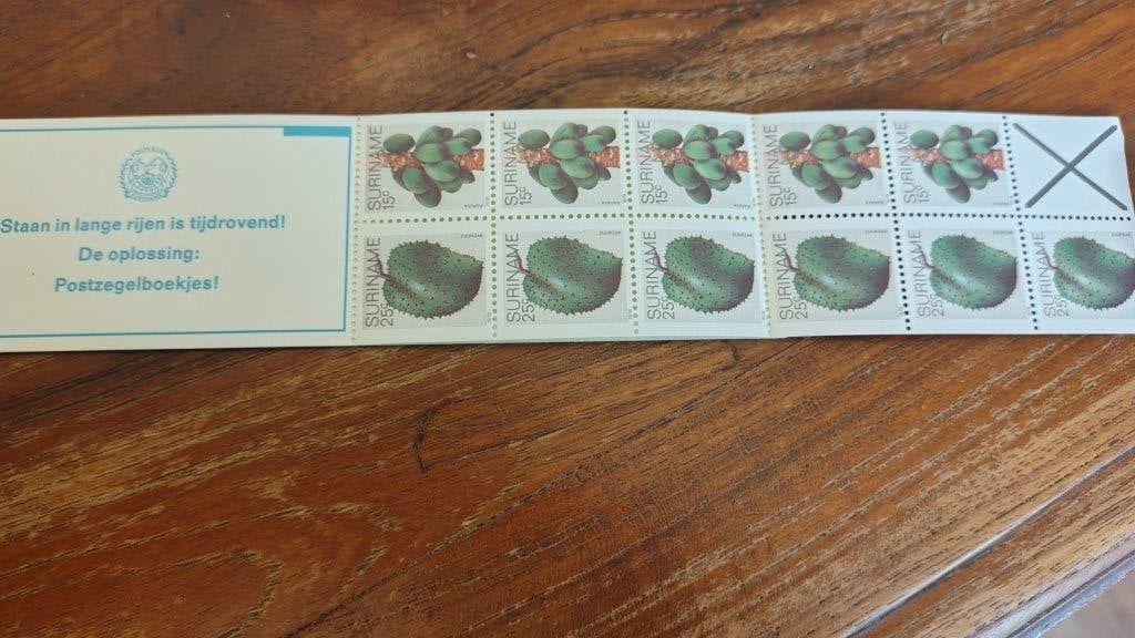 Postzegelboekje Suriname, Ophalen of Verzenden, Postfris