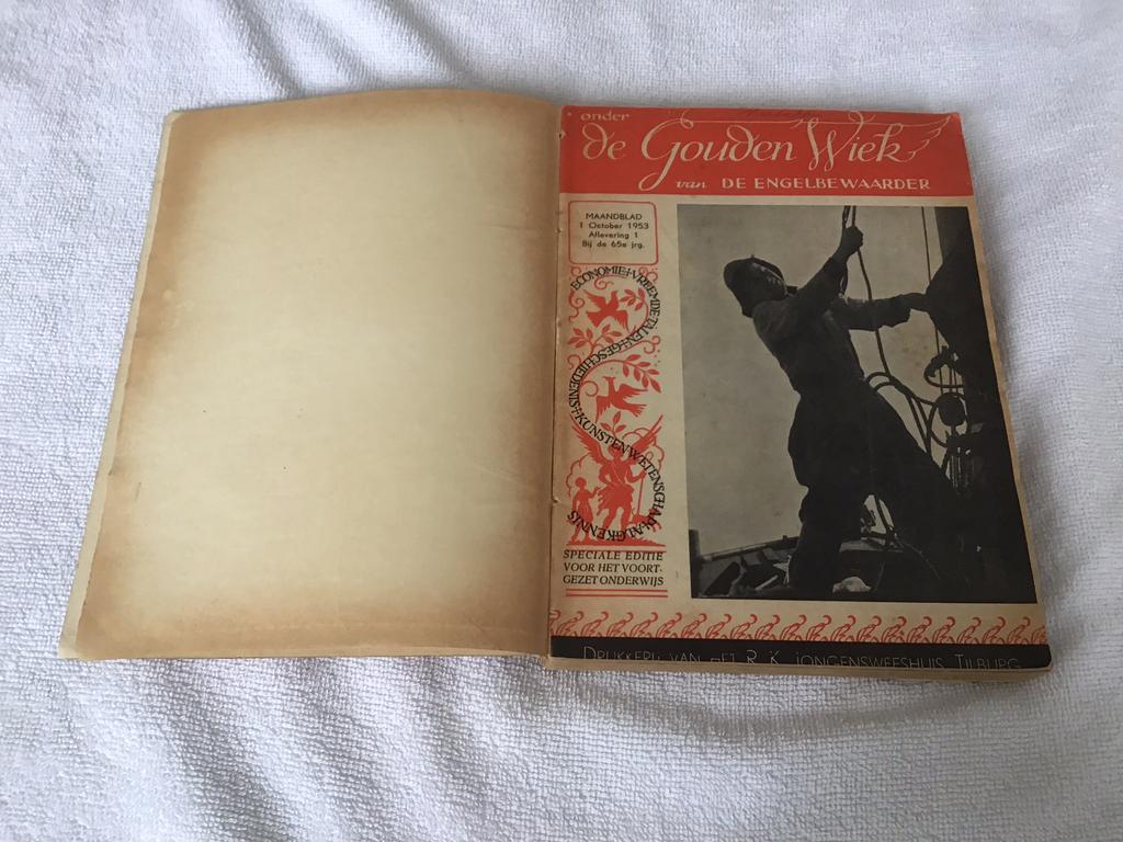 Engelbewaarder De Gouden Wiek 1953/54., Antiek en Kunst, Ophalen of Verzenden