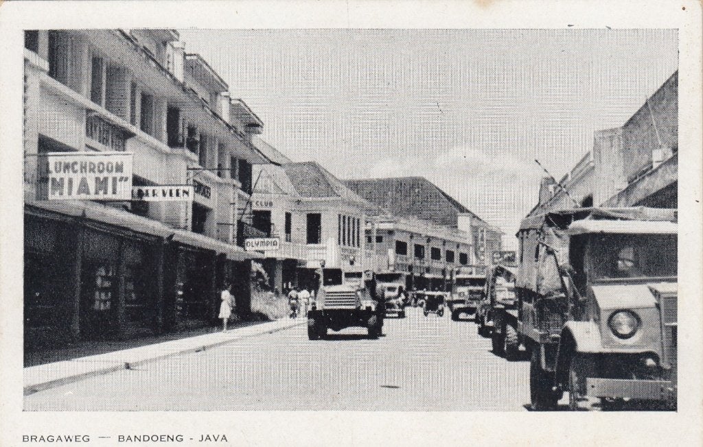 Ned.Indie - Bandoeng - Java - Bragaweg, Verzamelen, Verzenden, 1920 tot 1940, Ongelopen, Buiten Europa