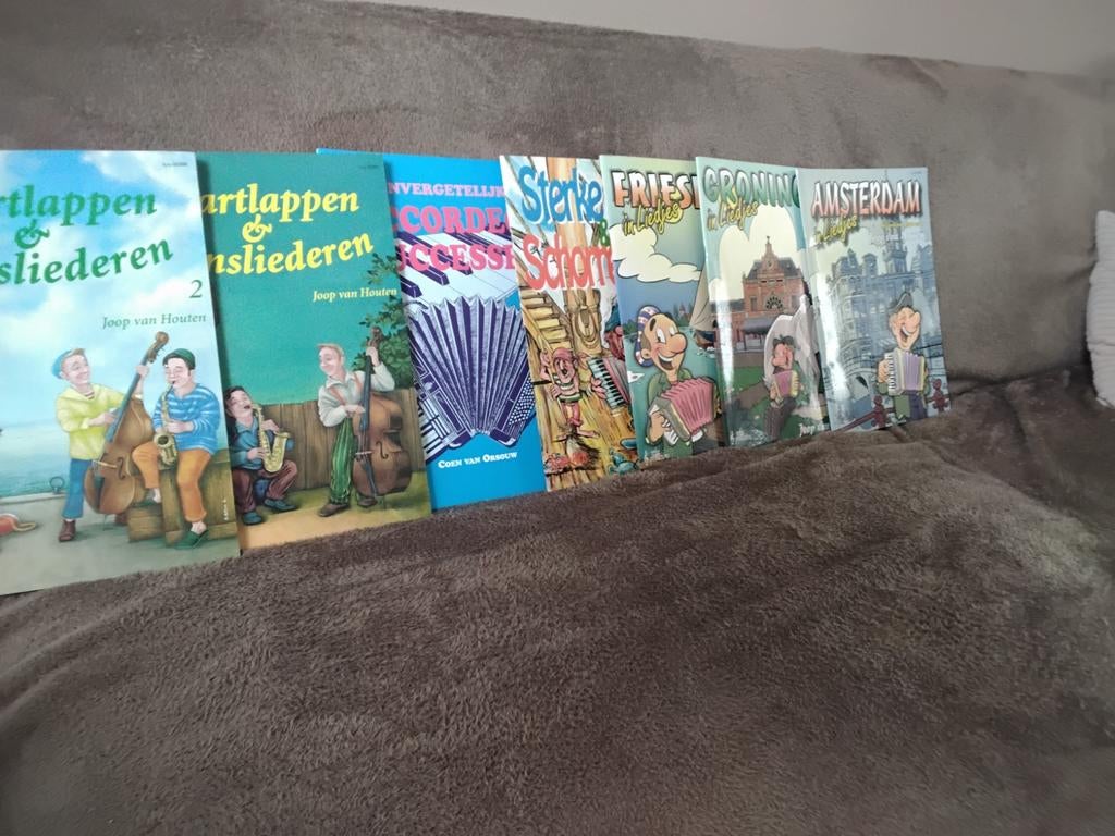 Bladmuziek als nieuwe 7 boeken, Boeken, Ophalen of Verzenden, Zo goed als nieuw, Artiest