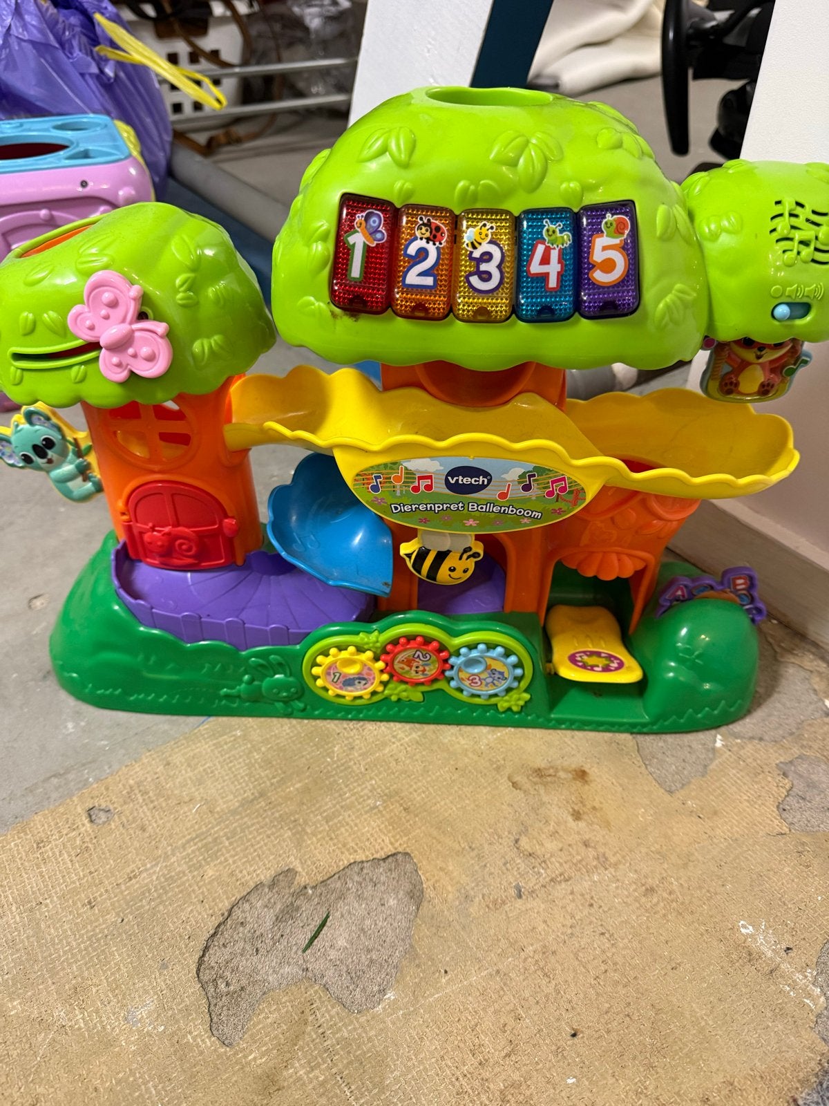 VTech Dierenpret Ballenboom (zonder ballen), Ophalen of Verzenden, Gebruikt, Overige typen, Met licht
