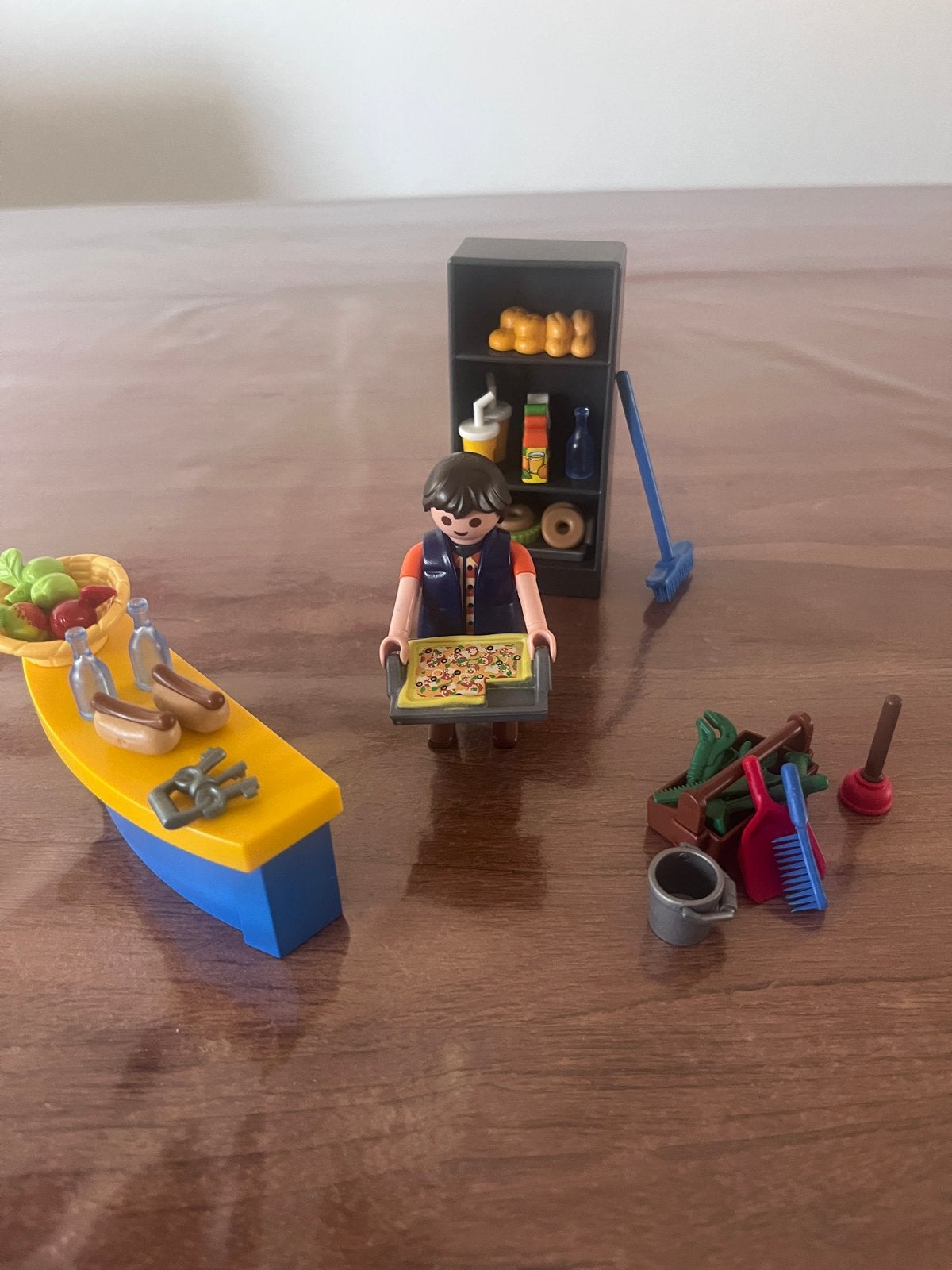 Playmobil 9457 Schoolconciërge met kiosk en accessoires, Complete set, Overige typen, Ophalen of Verzenden, Zo goed als nieuw