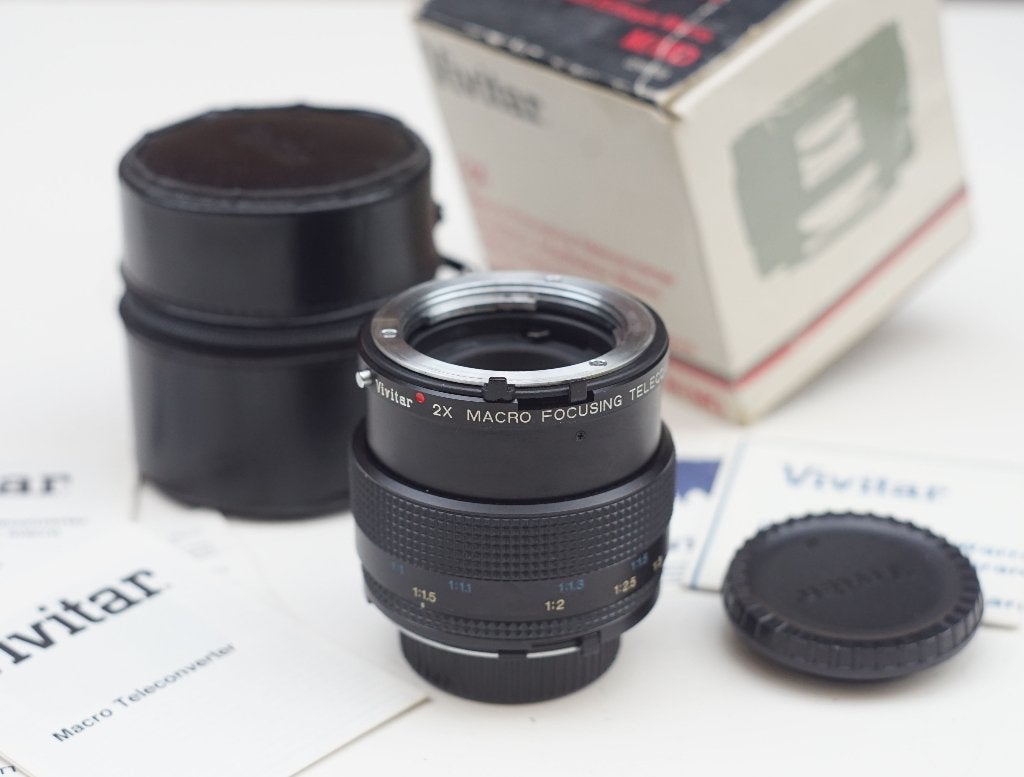 Minolta MD mount - Vivitar 2x Macro Focusing Teleconverter, Ophalen of Verzenden