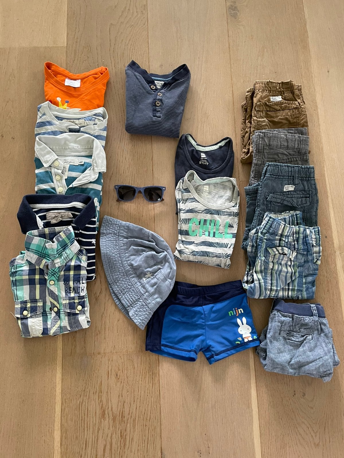 Te koop: pakket kinderkleding jongen zomer maat 98, Ophalen of Verzenden, Gebruikt, Jongen, Overige typen