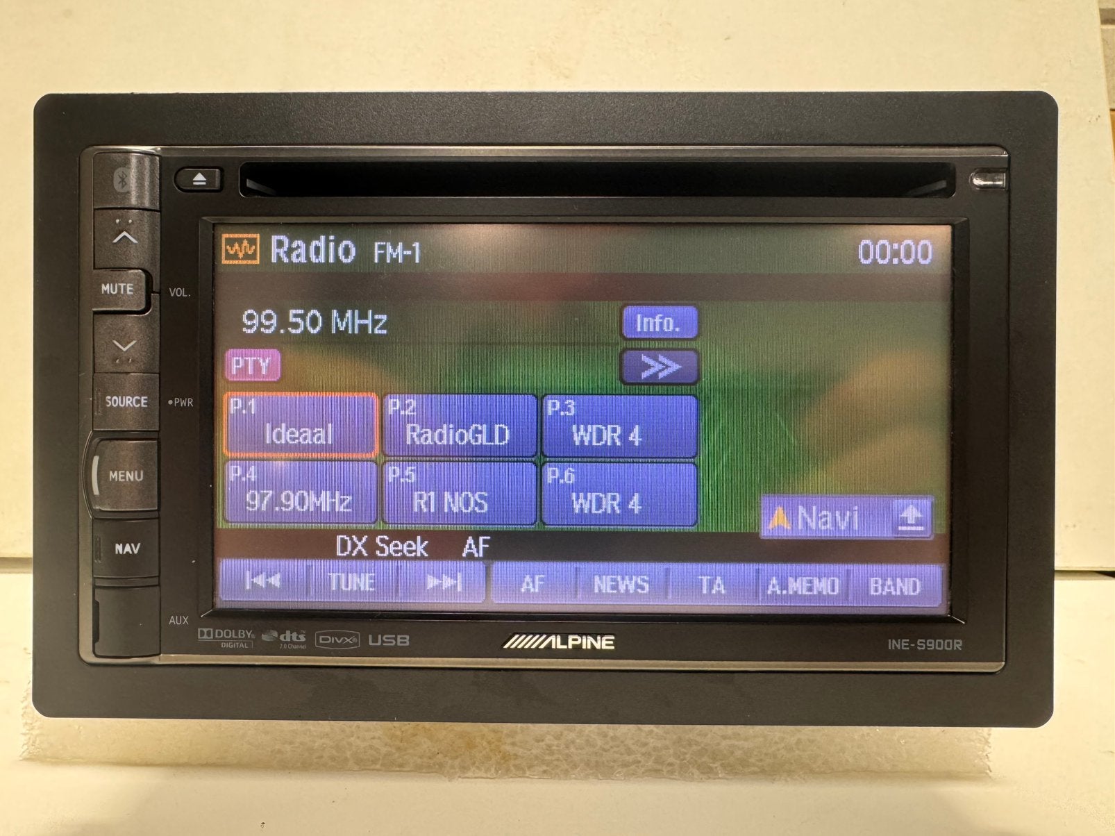 Alpine INE-S900R 2-DIN navigatie – compleet, getest werkend!, Auto diversen, Ophalen of Verzenden, Zo goed als nieuw