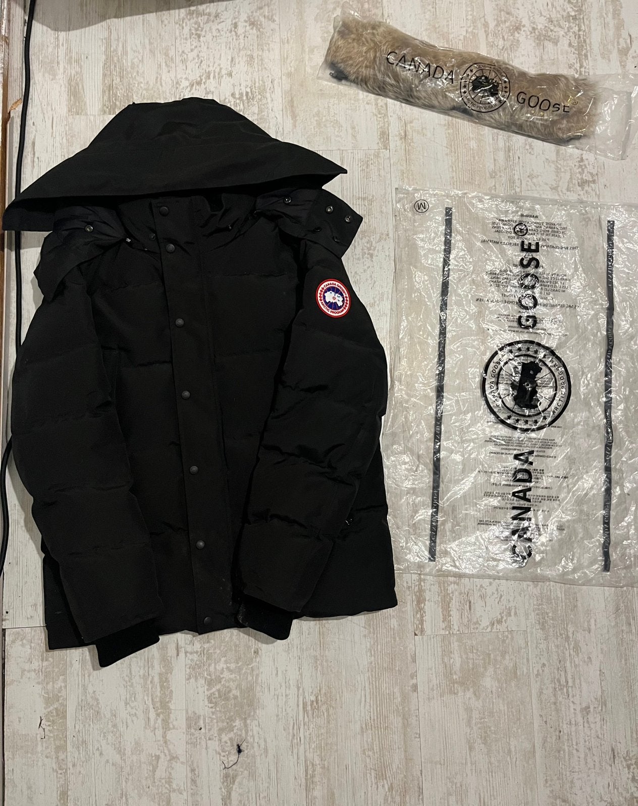 Canada Goose winterjas M!, Kleding | Heren, Jassen | Winter, Zo goed als nieuw, Zwart, Ophalen of Verzenden