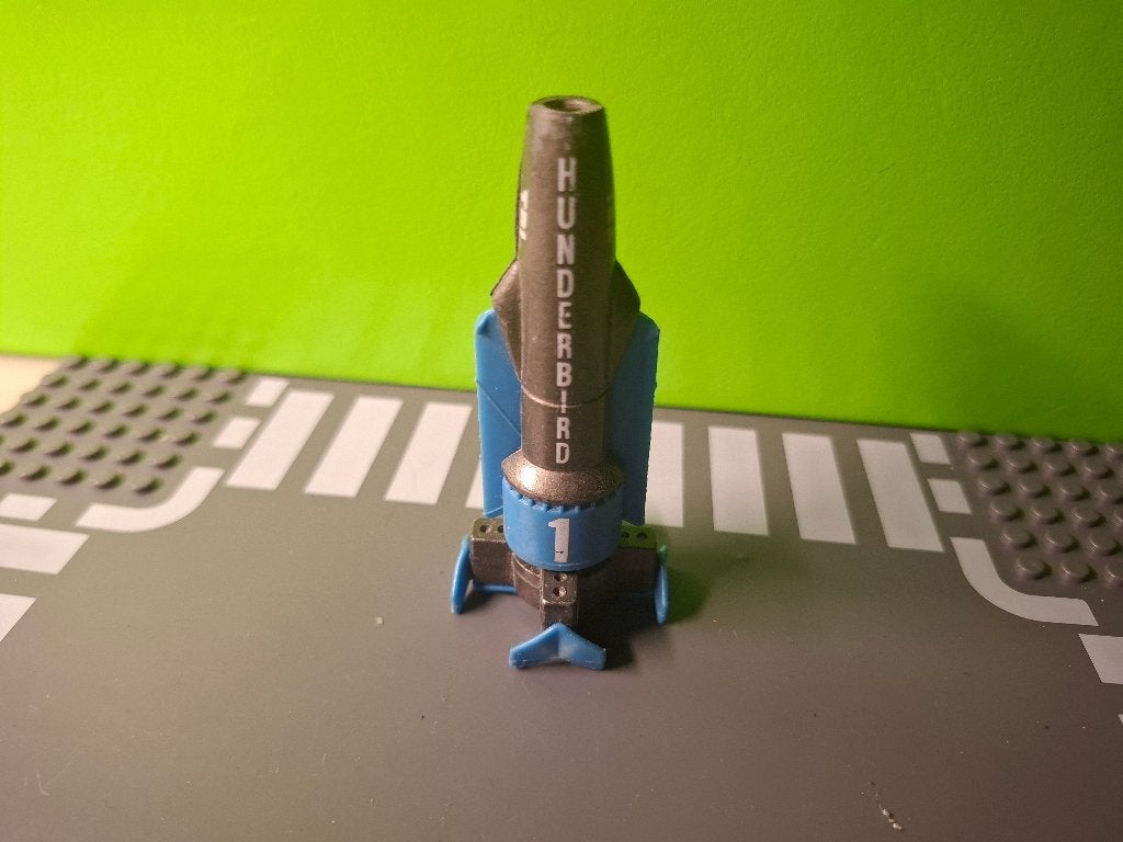 Matchbox - Thunderbirds T1 -, Ophalen of Verzenden, Gebruikt, Tv, Beeldje, Replica of Model