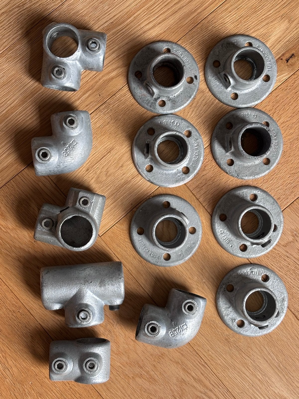 Partij steigerbuis koppelingen en fittingen- Size 6: 33,7 mm, Ophalen, Gebruikt, Overige typen, Minder dan 50 mm